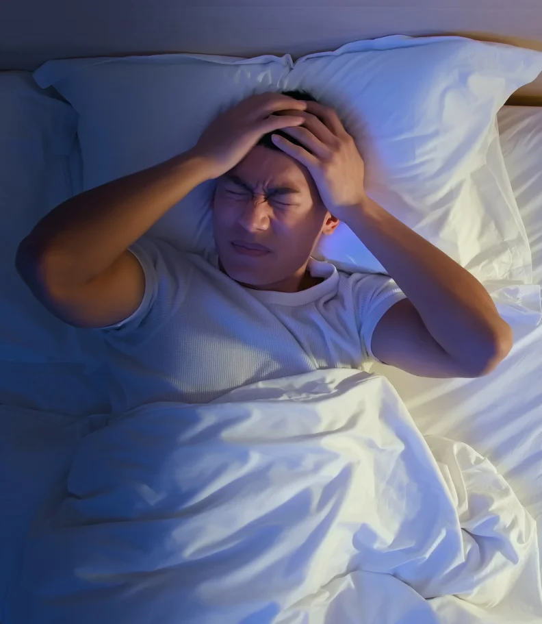 man experiencing headaches in Mt. Horeb WI